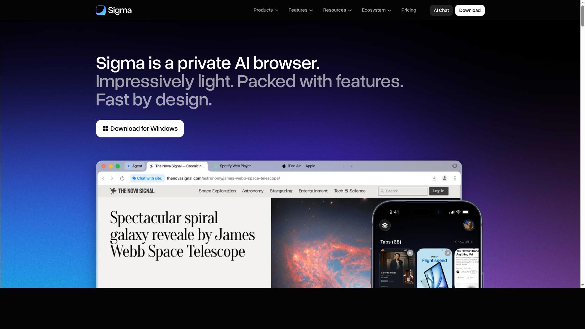 Tranchi AI for Market Research website